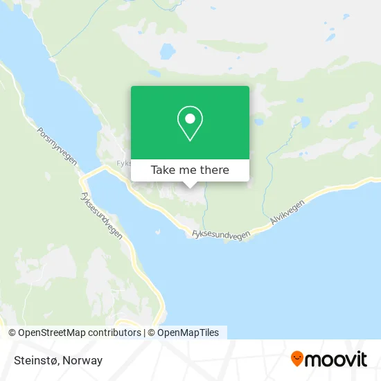 Steinstø map