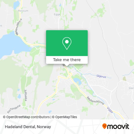 Hadeland Dental map