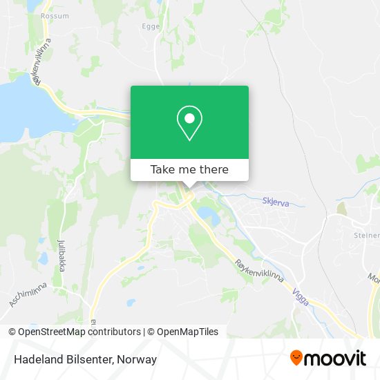 Hadeland Bilsenter map