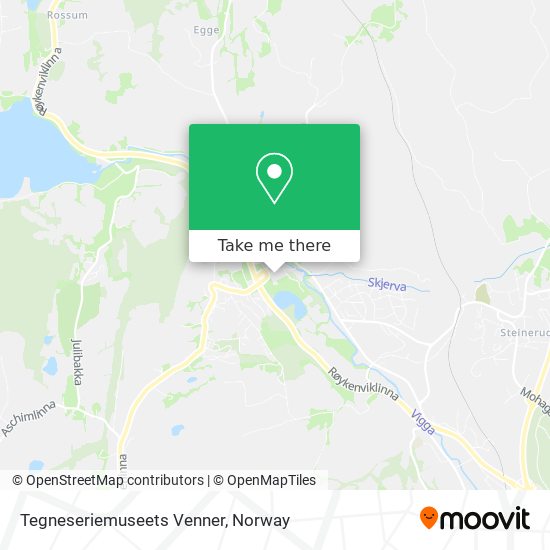 Tegneseriemuseets Venner map