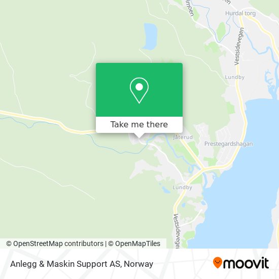 Anlegg & Maskin Support AS map