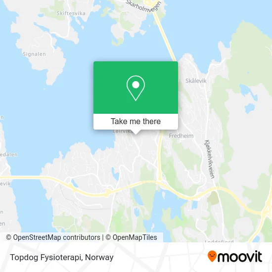 Topdog Fysioterapi map