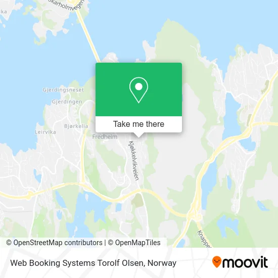 Web Booking Systems Torolf Olsen map