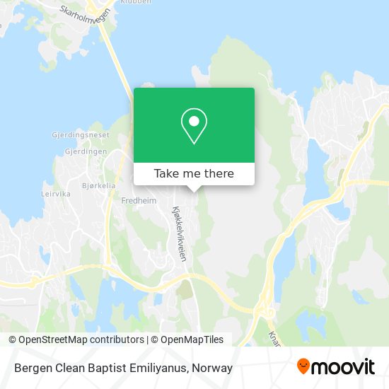 Bergen Clean Baptist Emiliyanus map