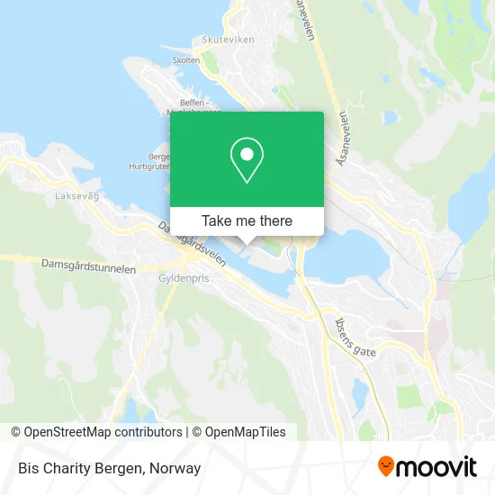 Bis Charity Bergen map