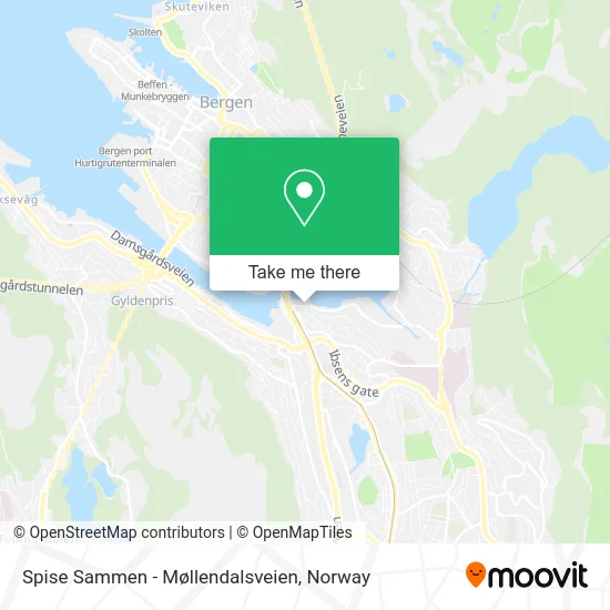 Spise Sammen - Møllendalsveien map