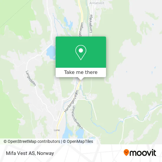 Mifa Vest AS map