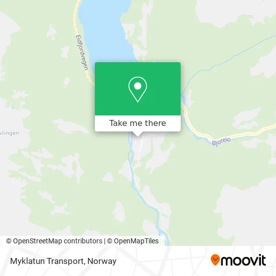 Myklatun Transport map