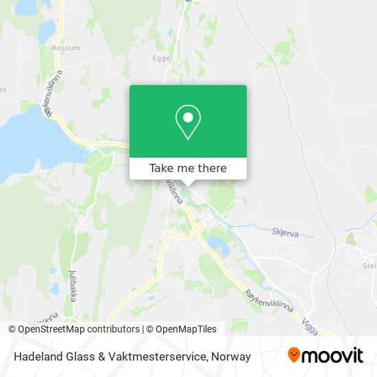 Hadeland Glass & Vaktmesterservice map