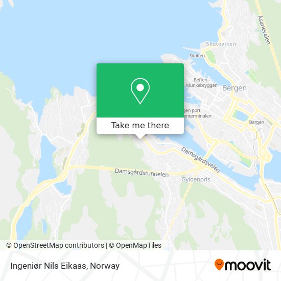 Ingeniør Nils Eikaas map