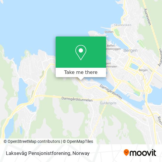 Laksevåg Pensjonistforening map