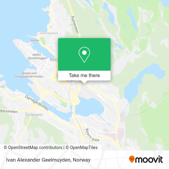 Ivan Alexander Geelmuyden map