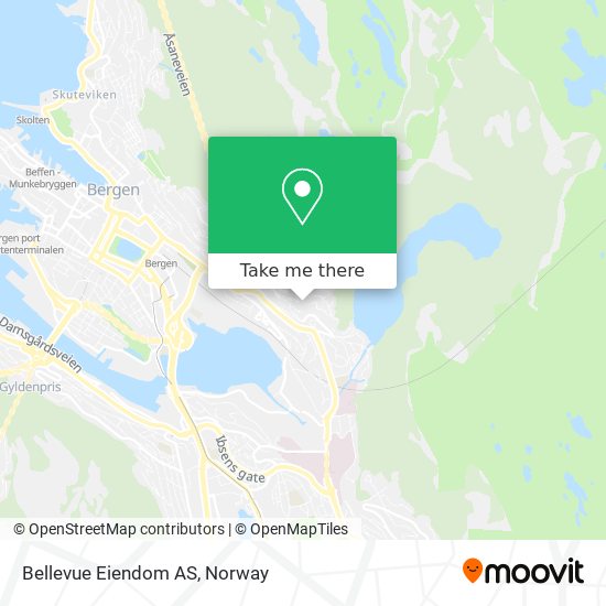 Bellevue Eiendom AS map