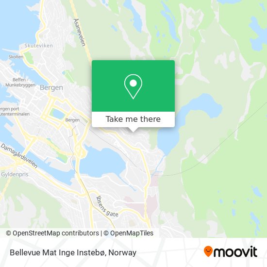 Bellevue Mat Inge Instebø map