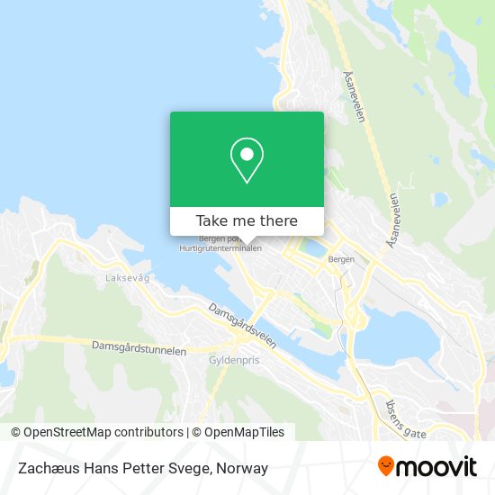 Zachæus Hans Petter Svege map