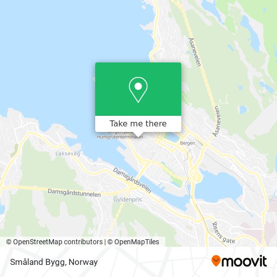 Småland Bygg map