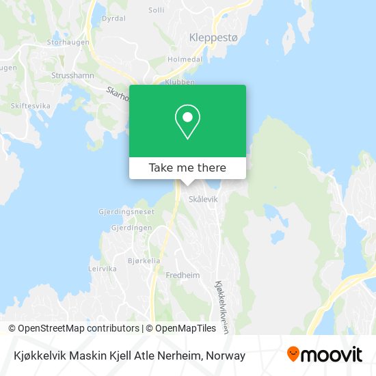 Kjøkkelvik Maskin Kjell Atle Nerheim map