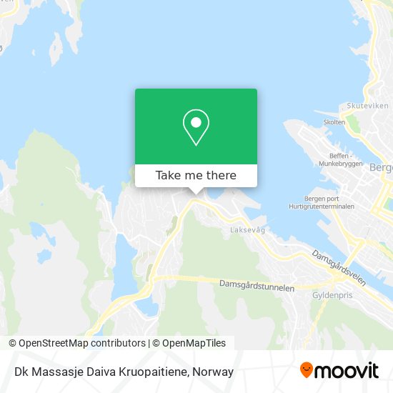 Dk Massasje Daiva Kruopaitiene map