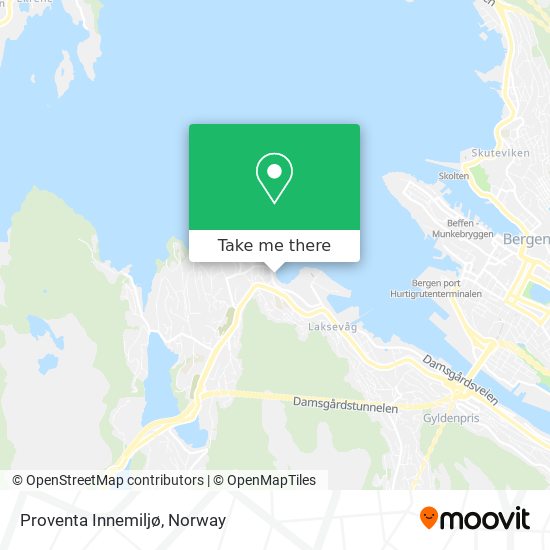 Proventa Innemiljø map