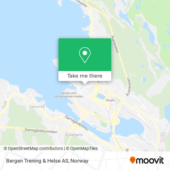 Bergen Trening & Helse AS map