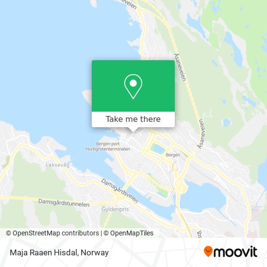 Maja Raaen Hisdal map