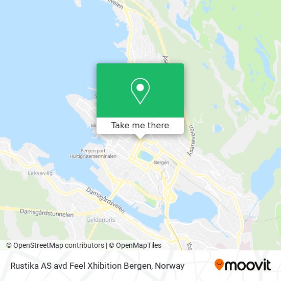 Rustika AS avd Feel Xhibition Bergen map