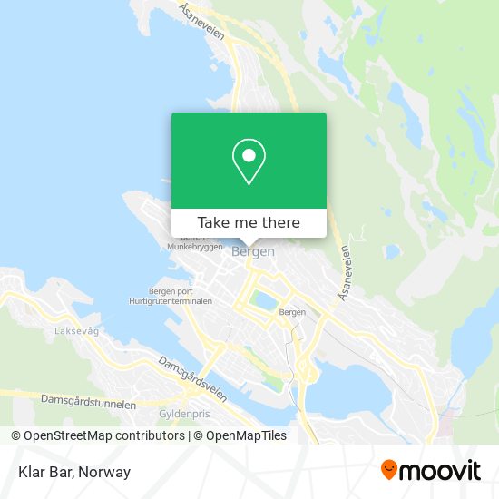 Klar Bar map