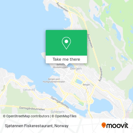 Sjøtønnen Fiskerestaurant map