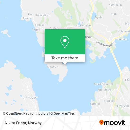 Nikita Frisør map