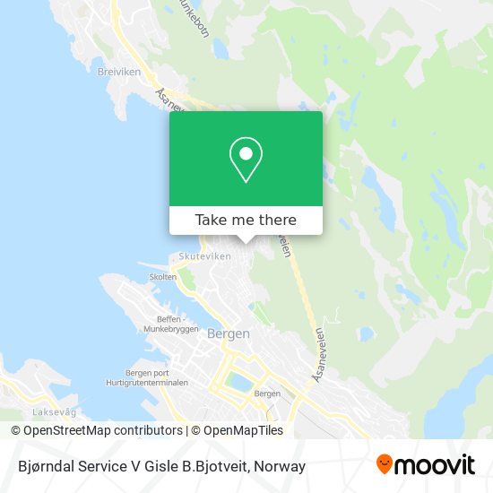 Bjørndal Service V Gisle B.Bjotveit map