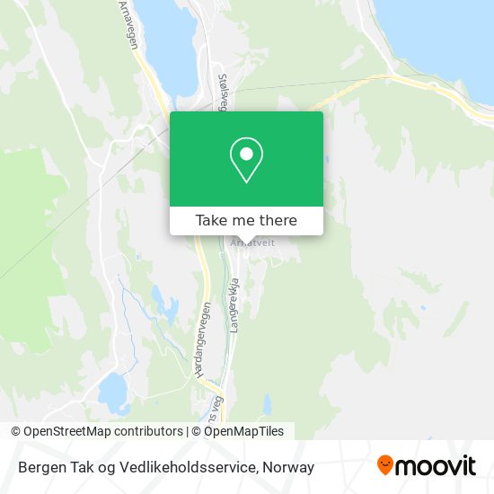 Bergen Tak og Vedlikeholdsservice map