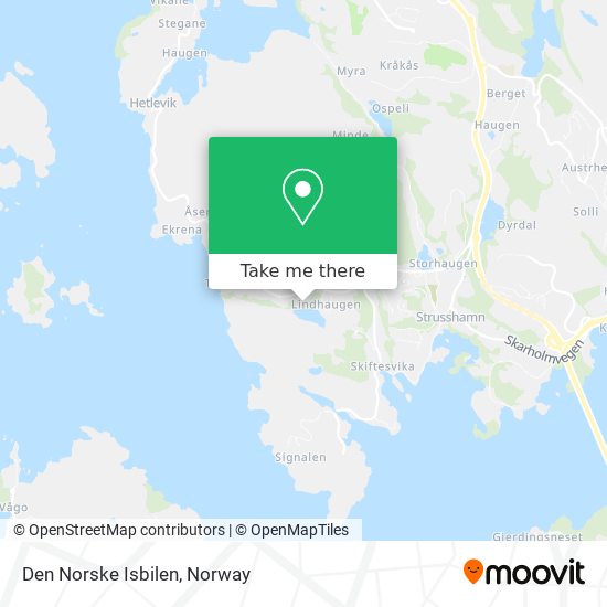 Den Norske Isbilen map