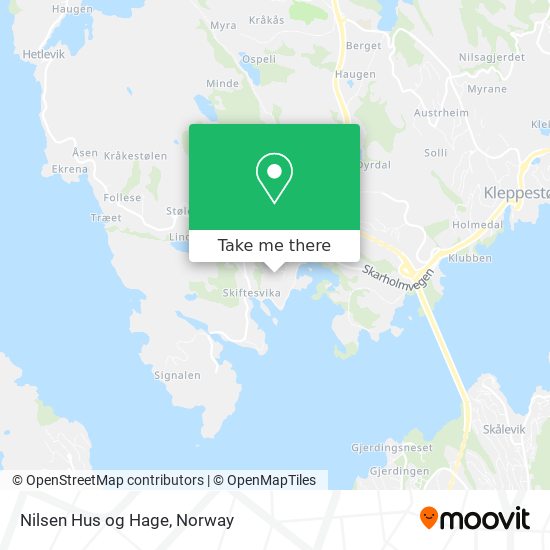 Nilsen Hus og Hage map