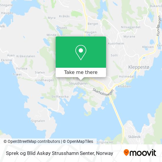 Sprek og Blid Askøy Strusshamn Senter map