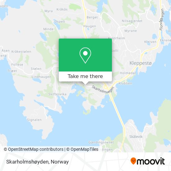 Skarholmshøyden map