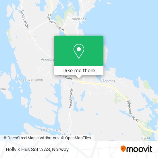 Hellvik Hus Sotra AS map