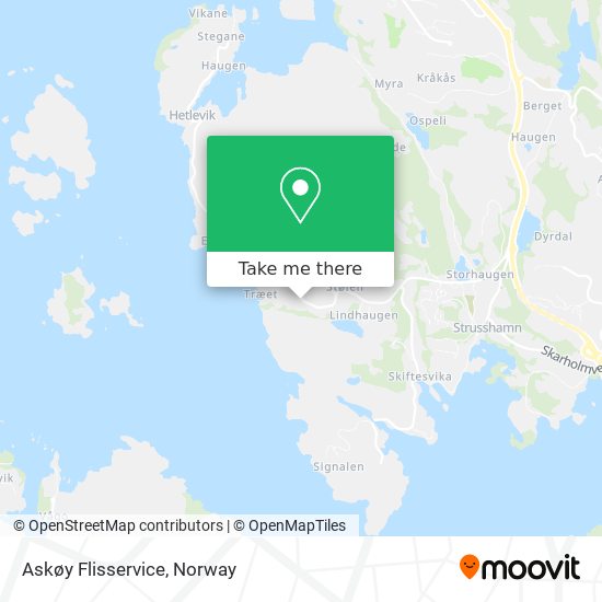 Askøy Flisservice map