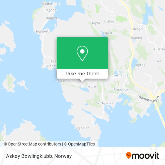 Askøy Bowlingklubb map