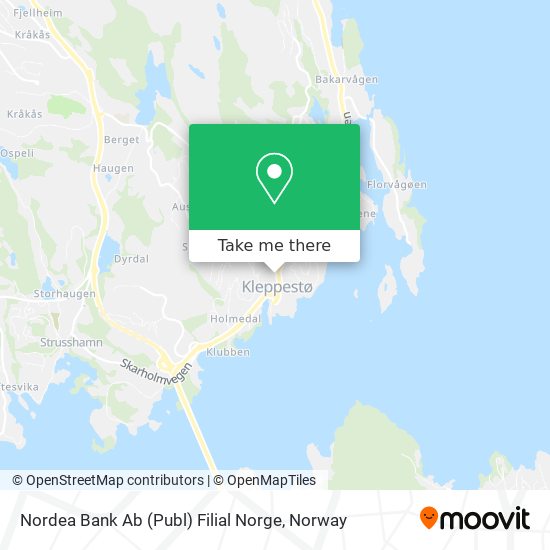 Nordea Bank Ab (Publ) Filial Norge map