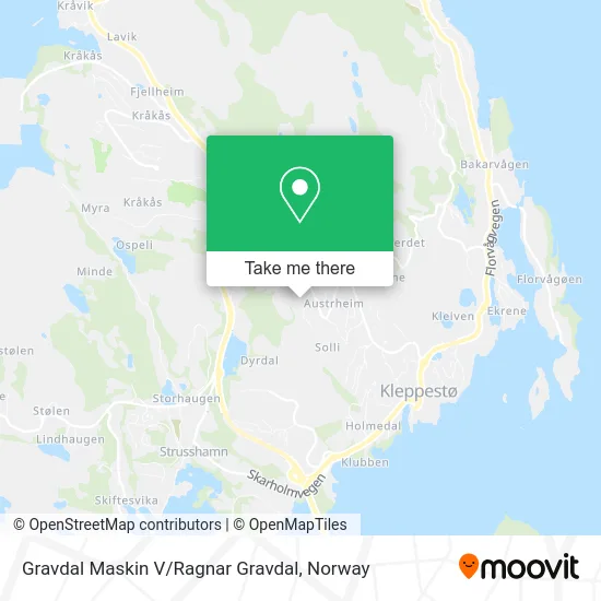 Gravdal Maskin V / Ragnar Gravdal map