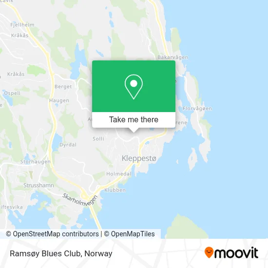 Ramsøy Blues Club map