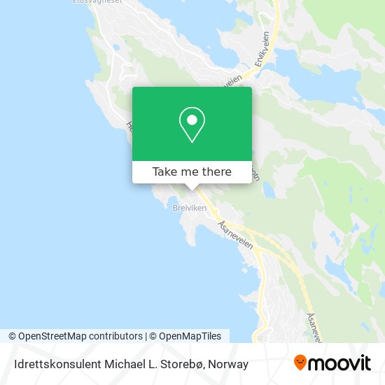 Idrettskonsulent Michael L. Storebø map