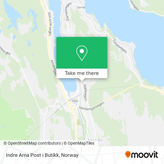 Indre Arna Post i Butikk map