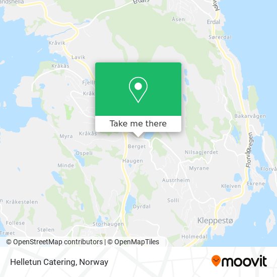 Helletun Catering map