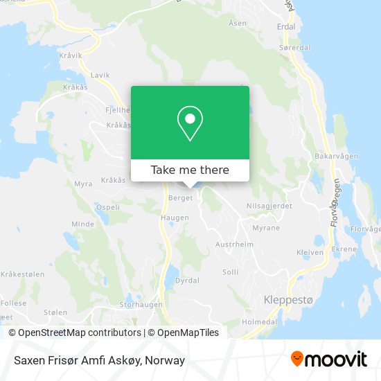 Saxen Frisør Amfi Askøy map