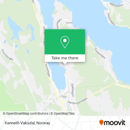 Kenneth Vaksdal map