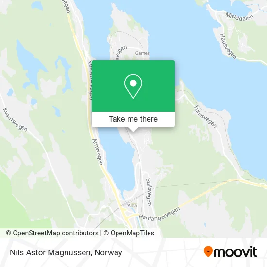 Nils Astor Magnussen map