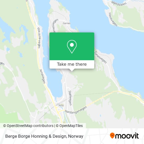 Berge Borge Honning & Design map