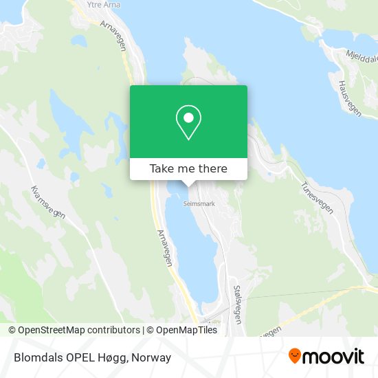 Blomdals OPEL Høgg map