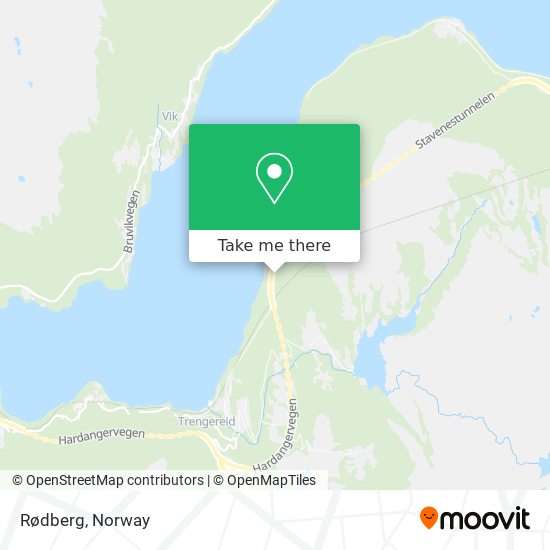 Rødberg map